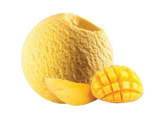 Mango sorbet